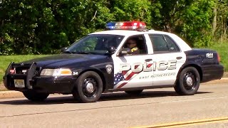 Crown Victoria Police Car Responding Compilation [upl. by Fanchon]