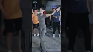 Traditional dances of Tibetan girls on the streets at night 53 [upl. by Lamont]