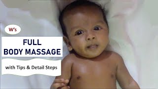 Tel Malish  Indian Babys Oil Massage amp Bath  Step by Step Instructions Tips  W Duniya [upl. by Witherspoon]