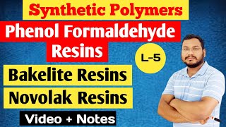 Phenol Formaldehyde Polymer  Bakelite  Novolak Resins  BSc 3rd year  by pankaj sir [upl. by Vas]