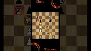 Brilliant knight sacrifice💎🔥 chess [upl. by Weksler231]