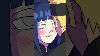 HINATA FIRST KISS shorts naruto hinata animation anime [upl. by Enitsuga]