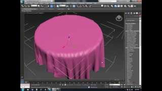 3DS Max  Cloth Simulation basic tutorial [upl. by Emerald]