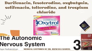 Darifenacin Fesoterodine Oxybutynin Oxytrol Solifenacin Tolterodine and Trospium Chloride [upl. by Hamfurd]