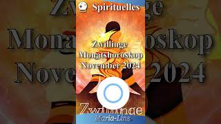 Zwillinge SPIRITUALITÄT ✨ Horoskop November 2024 [upl. by Krum]