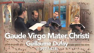 Gaude Virgo Mater Christi Богородице Дево радуйся Guillaum Dufay 13971474 [upl. by Htinnek]