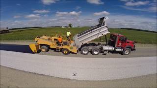 Springfield Center Rd  Gravel Road conversion to Chip n Seal [upl. by Jaenicke]