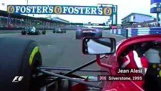 F1 Classic Onboard Jean Alesis first lap at the 1995 British Grand Prix [upl. by Conner806]