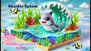 Sharkie Splash  Wiggle Waggle Melodies  Kids Club 1195 [upl. by Bernete]