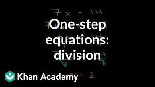 How to solve equations of the form ax  b  Linear equations  Algebra I  Khan Academy [upl. by Llet]