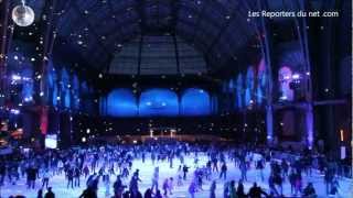 Patinoire à Paris au GrandPalais [upl. by Gasperoni]