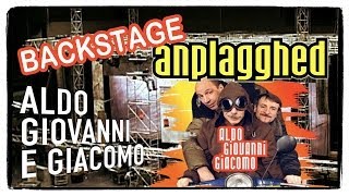 Il backstage di Anplagghed  Aldo Giovanni e Giacomo [upl. by Nidnal585]