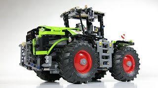 LEGO Technic 42054 CLAAS Xerion 5000 Trac VC  A amp Bmodel Demo [upl. by Llenehs]