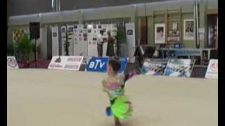 03  Liselot VAN DE KERKHOVEN  Free Hand  Rhythmic Cup Mol 2009 [upl. by Rosenbaum312]