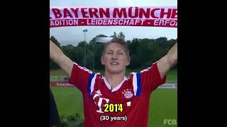 Bastian Schweinsteiger Evolution 20022024 football schweinsteiger foryou fyp [upl. by Arni]