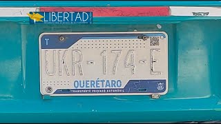 Las nuevas placas vehiculares de Querétaro caras y además quotchafasquot [upl. by Aiveneg]