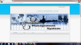 Simple project of hospital management system in aspnet [upl. by Schulman]