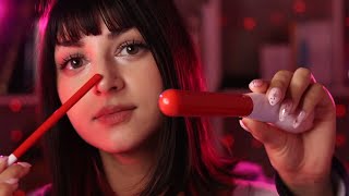 ASMR  Face Tracing and Tapping Brushing Personal Attention [upl. by Nitz126]