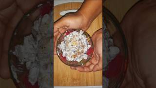 Water chestnut salad 🥗 🥗 🥗 youtubeshorts trending salad healthybreakfast [upl. by Amadus]