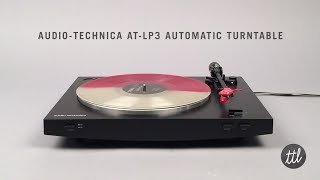 AudioTechnica ATLP3 Turntable Overview [upl. by Lladnek]