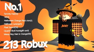 20 Halloween Roblox Outfits 2023 [upl. by Frohne]