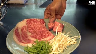 Japanese Wagyu Steak  Tokyo Lunch Teppanyaki [upl. by Yruoc987]