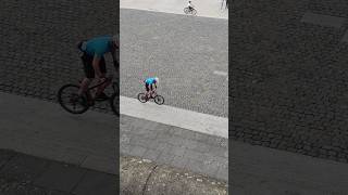 Epic Cycle Stoppie at Deutsch Eck Koblenz 2🚴🔥CycleStunt Stoppie DeutschEck BikeTrick EpicStunt [upl. by Acissej]