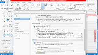 Outlook Kalenderwochen anzeigen [upl. by Eilyah883]