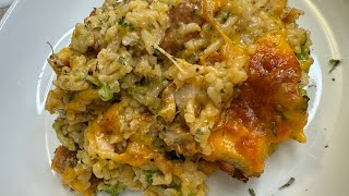 Easy and Delicious Cheesy Chicken Broccoli Casserole Rice Recipe [upl. by Yerffoj]