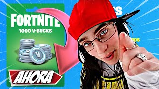 RAPIDO 🎁CONSIGUE GRATIS 1000 PAVOS EN FORTNITE 😱 [upl. by Peppie]