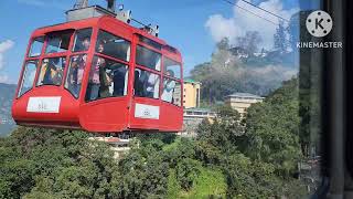 First Ropeway ride Deorali Gangtok Scenic Charm [upl. by Annahsar]