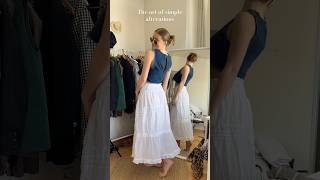 How to make every skirt fit you with shirring fabric Beginner sewing tips [upl. by Ion754]