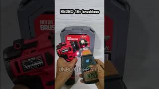 Bor cordless brushless REDBO 168v cordlessdrill borcordless redbo edon [upl. by Sixla]