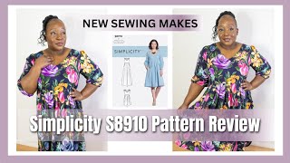 New Sewing Make Pattern Review Simplicity S8910 [upl. by Polad]