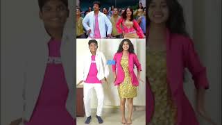 Thalpathy amp Trish Iconic step thalapathy vijay trisha goat shorts dance trending [upl. by Jephum]