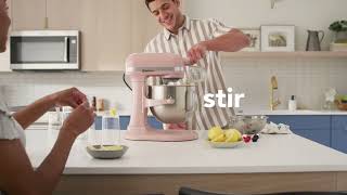 KitchenAid® BowlLift Stand Mixer Collection How to Use [upl. by Hutner]