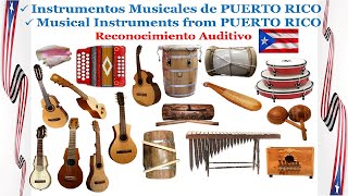 🌎 Instrumentos Musicales de PUERTO RICO Instruments Musical from PUERTO RICO [upl. by Hoi965]