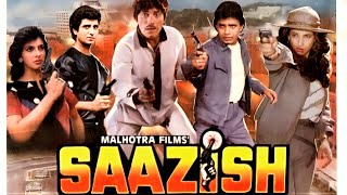 मिथुन और राजकुमार  Saazish Full Movie HD  Raaj Kumar  Mithun Chakraborty  Dimple Kapadia [upl. by Ahsaelat895]