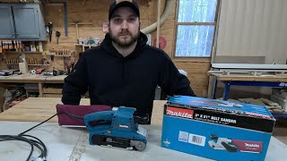 Makita 3 X 21 Belt Sander Review [upl. by Shem]