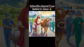 God Jesus help Cow ♥️🙏 shorts trending cow jesus help life viralvideo [upl. by Dulcea]