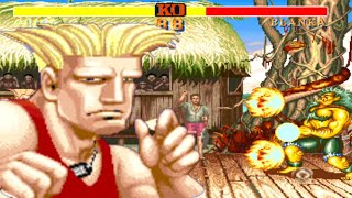 Street Fighter 2 Hack 💥 Hardest 💥 GUILE Sonic Boom [upl. by Corbin]