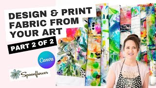 Fabric Printing For Beginners How To Design Your Own Art [upl. by Lynus]