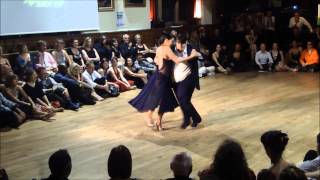 ALEJANDRA MANTINAN amp AONIKEN QUIROGA TangoMilonga  England International Tango Festival May 2015 [upl. by Hospers334]