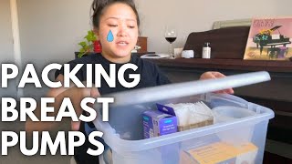 BREAST PUMP PACKING😢  Quick review on each product [upl. by Intirb686]