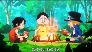 Luffy says sa D bo 😂  one piece episode 1119 english subtitles luffy asc sabo D [upl. by Lramaj]