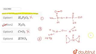 Which of the following does not have peroxy linkage [upl. by Salocin672]