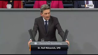 13112024  Dr Rolf Mützenich SPD  Debatte um Regierungserklärung von Bundeskanzler Olaf Scholz [upl. by Sewell897]