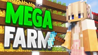 NEW MEGA FARM in HYPIXEL SKYBLOCK [upl. by Posehn718]