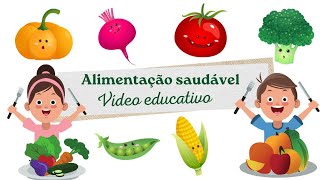 🍎Alimentação saudável Educação Infantil Vídeo educativo De onde vem os alimentos [upl. by Brig975]