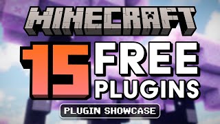 Top 15 AMAZING Free Plugins for Minecraft Servers [upl. by Psyche]